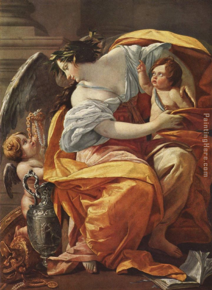 Simon Vouet Allegory of Wealth 1630 painting - 2011 Simon Vouet Allegory of Wealth 1630 art painting